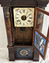 Load image into Gallery viewer, Antique Column Mantle Clock by Van Tassel-Clock-Antique Warehouse