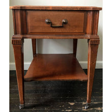 Load image into Gallery viewer, Empire Mahogany and Leather Side Table-Side Table-Antique Warehouse