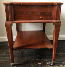 Load image into Gallery viewer, Empire Mahogany and Leather Side Table-Side Table-Antique Warehouse