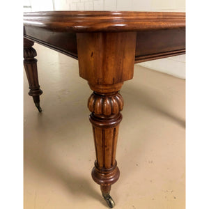 Mid 19th Century Antique Victorian Mahogany Dining Set with Table and 8 Chairs - Set of 9-Dining Table-Antique Warehouse