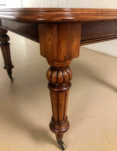 Mid 19th Century Antique Victorian Mahogany Dining Set - Table, Chairs and Buffet-Dining Table-Antique Warehouse