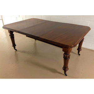 Mid 19th Century Antique Victorian Mahogany Dining Set - Table, Chairs and Buffet-Dining Table-Antique Warehouse