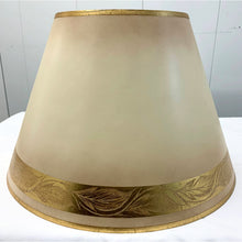 Load image into Gallery viewer, Vintage Empire Lamp Shade with Gold Paint Trim-Lampshade-Antique Warehouse