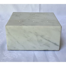 Load image into Gallery viewer, Italian Marble Block Incense/Candle Holder-Decor-Antique Warehouse