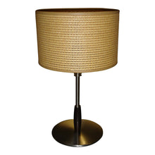 Load image into Gallery viewer, Italian Penta Table Lamp | Bedside Lamp with Cane Woven Textured Shades-Lamp-Antique Warehouse