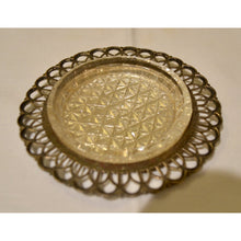 Load image into Gallery viewer, Mappin &amp; Webb Sterling Silver Tray with Etched Glass Dish-Decor-Antique Warehouse