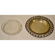 Load image into Gallery viewer, Mappin &amp; Webb Sterling Silver Tray with Etched Glass Dish-Decor-Antique Warehouse