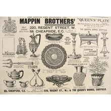 Load image into Gallery viewer, Mappin &amp; Webb Sterling Silver Tray with Etched Glass Dish-Decor-Antique Warehouse