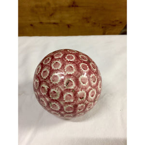 Marble Ball - red-Decor-Antique Warehouse