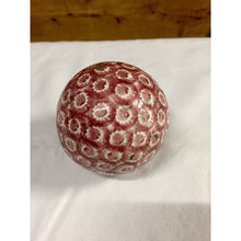 Load image into Gallery viewer, Marble Ball - red-Decor-Antique Warehouse