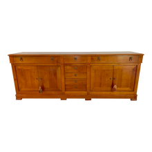 Load image into Gallery viewer, Mid Century French Cherrywood Buffet Sideboard Cabinet by Grange-Cabinet-Antique Warehouse