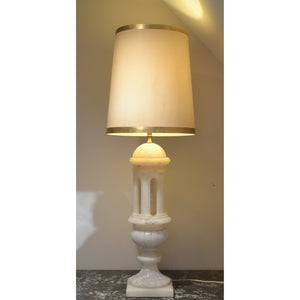 Mid Century Italian Marble Gazebo Table Lamp-Lamp-Antique Warehouse