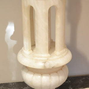 Mid Century Italian Marble Gazebo Table Lamp-Lamp-Antique Warehouse