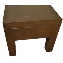 Load image into Gallery viewer, Modern Square Motif Ebonized Nightstands | Side Tables | End Tables - a Pair-Side Table-Antique Warehouse
