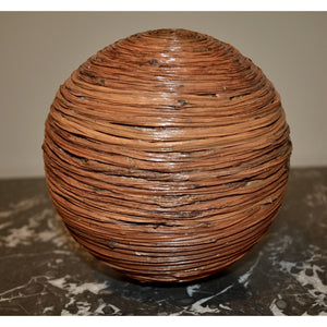 Natural Bamboo Sphere | Ball - 6"-Decor-Antique Warehouse