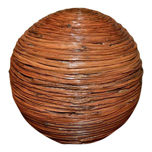 Natural Bamboo Sphere | Ball - 6"-Decor-Antique Warehouse