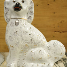 Load image into Gallery viewer, Pair of Antique English Staffordshire Dogs - 14&quot; Tall-Decorative-Antique Warehouse