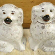 Load image into Gallery viewer, Pair of Antique English Staffordshire Dogs - 14&quot; Tall-Decorative-Antique Warehouse