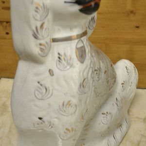 Pair of Antique English Staffordshire Dogs - 14" Tall-Decorative-Antique Warehouse
