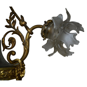 Renaissance style Gilt-Bronze and Patinated-Bronze Chandelier-Chandelier-Antique Warehouse