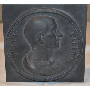 Slate plaque of Cicero-Decor-Antique Warehouse