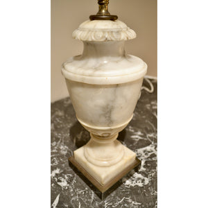 Small NeoClassical Marble Urn Table Lamp-Lamp-Antique Warehouse