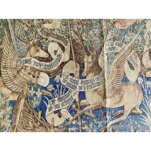 Tapisserie des Cerfs Ailes - Winged Stags Tapestry-Tapestry-Antique Warehouse