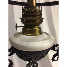 Load image into Gallery viewer, Victorian Cast Iron Hanging Library Oil Lamp | Chandelier-Chandelier-Antique Warehouse