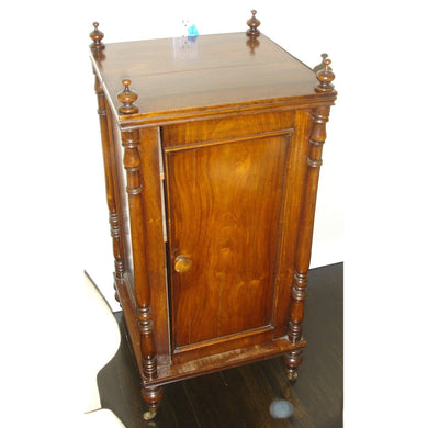 Victorian English Mahogany Cabinet-Vanities-Antique Warehouse