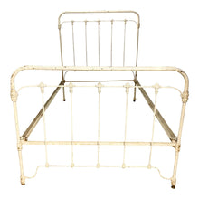 Load image into Gallery viewer, Victorian Painted Iron Bed Frame with Headboard and Footboard-Bed-Antique Warehouse