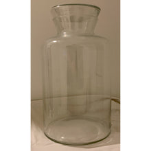 Load image into Gallery viewer, Vintage Decorative Clear Glass Apothecary Jar With Lid - Large - 11&quot; D X 17&quot; H-Decor-Antique Warehouse