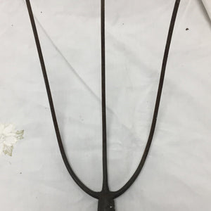 Vintage French Country Three Tine Pitchfork - 82" Tall-Decorative-Antique Warehouse