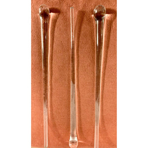 Vintage Hand Blown Glass Stirring Rods - 13"-Decorative-Antique Warehouse