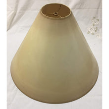 Load image into Gallery viewer, Vintage Large Empire Style Cone Lampshades, Cream - 20&quot;W x 13.5&quot;H - a Pair Avail-Lampshade-Antique Warehouse
