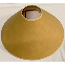 Load image into Gallery viewer, Vintage Late 20th Century Wide Coolie Tan Uno Lamp Shade-Lampshade-Antique Warehouse
