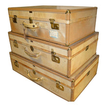 Load image into Gallery viewer, Vintage Leather Hartmann Suitcases - Set of 3-Decorative-Antique Warehouse