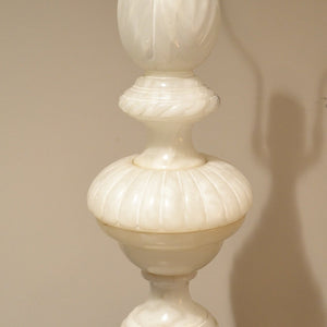 Vintage Mid-Century Italian Alabaster Table Lamp-Lamp-Antique Warehouse