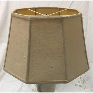 Vintage Octagon Fabric Lampshades | Medium - 16"W x 10"H | A Pair available-Lampshade-Antique Warehouse