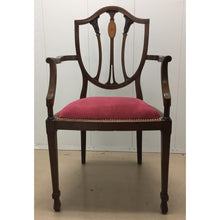 Load image into Gallery viewer, Walnut Shield Back Armchair-Chairs-Antique Warehouse