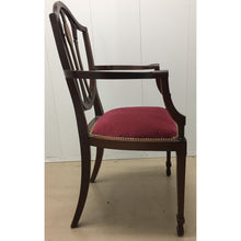 Load image into Gallery viewer, Walnut Shield Back Armchair-Chairs-Antique Warehouse