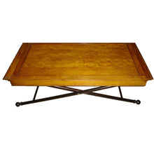 Load image into Gallery viewer, Walnut Tray Top Coffee Table with X-Base legs-Coffee Table-Antique Warehouse