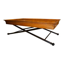 Load image into Gallery viewer, Walnut Tray Top Coffee Table with X-Base legs-Coffee Table-Antique Warehouse