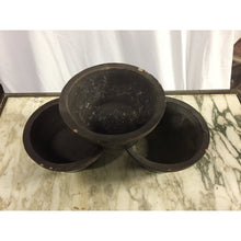 Load image into Gallery viewer, Wide Glazed Terra Cotta Ceramic Planters-Planters-Antique Warehouse